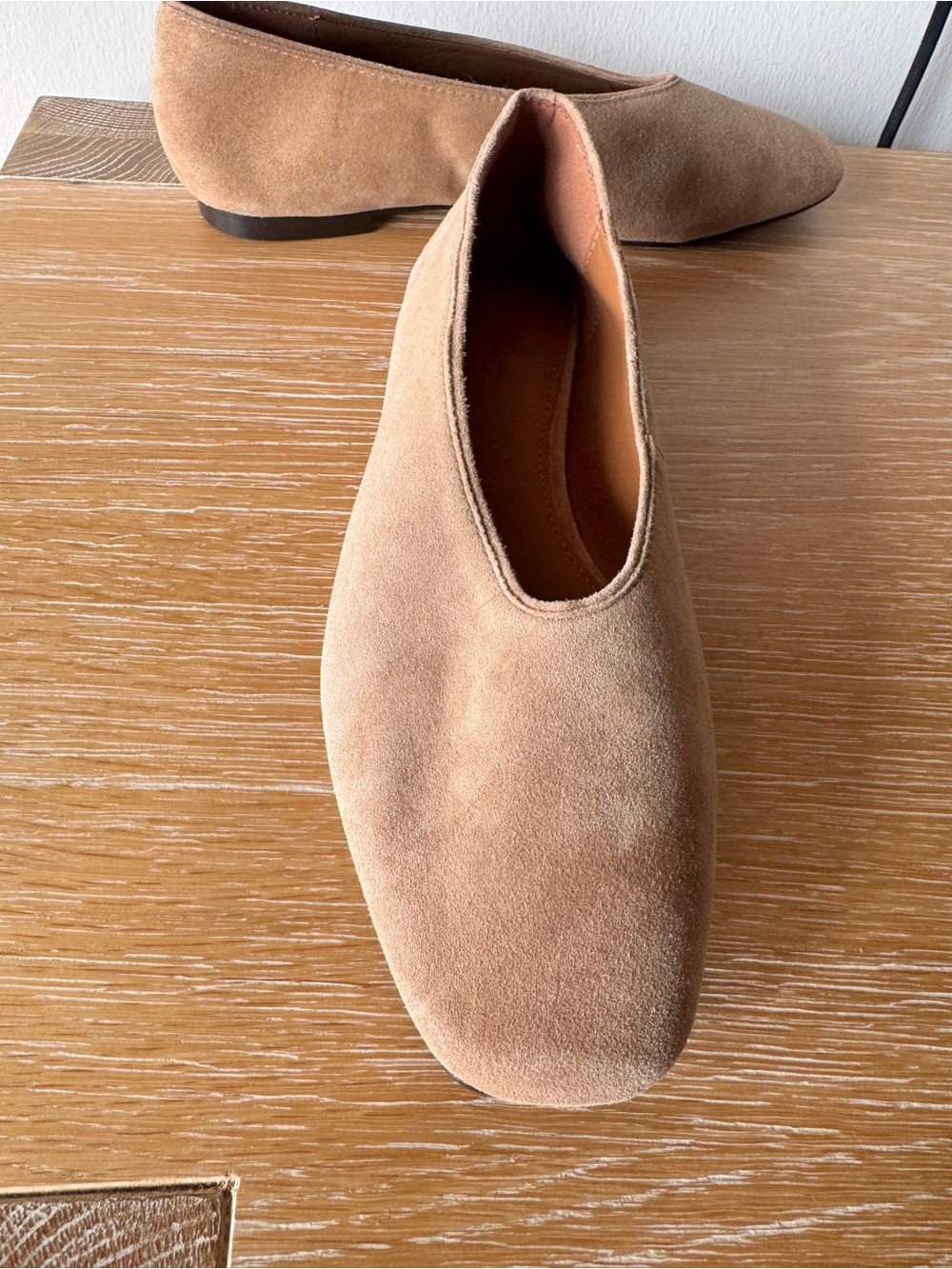 NWOB MADEWELL Women’s The Mylie Ballet Flat in Tawny Khaki Suede Size 8 NX064 - Picture 4 of 16